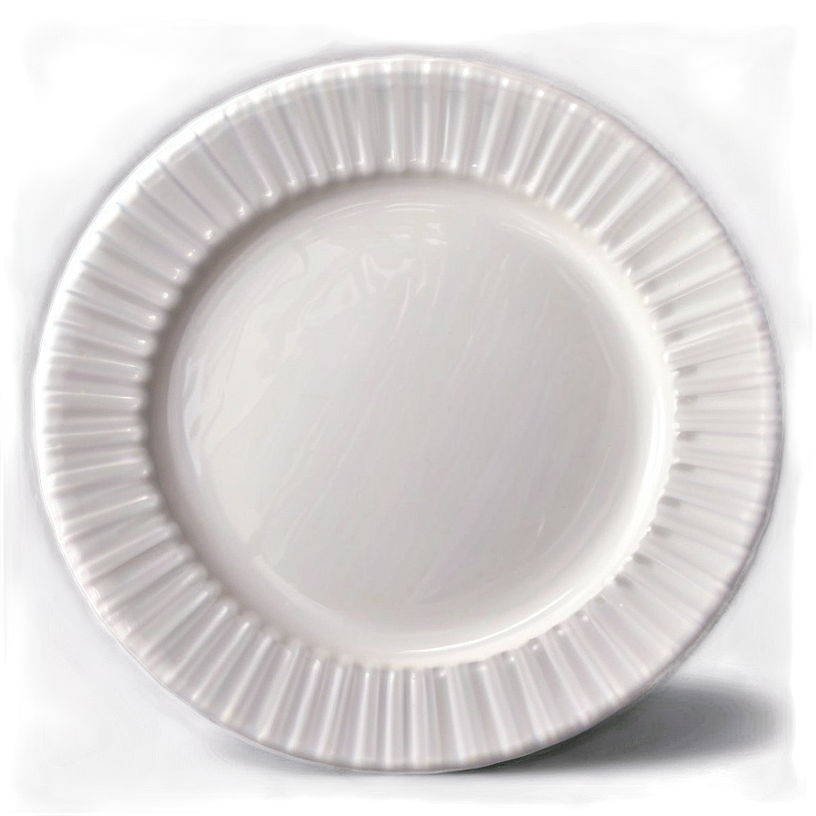 Plain White Plate Png Dqm PNG