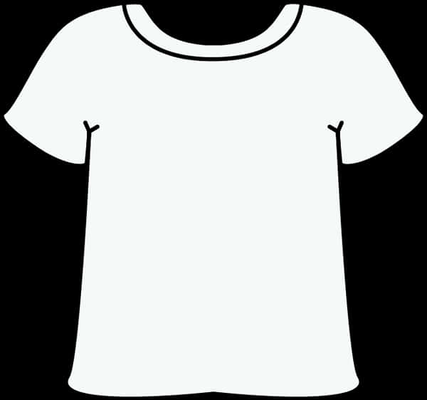 Plain White T Shirt Graphic PNG