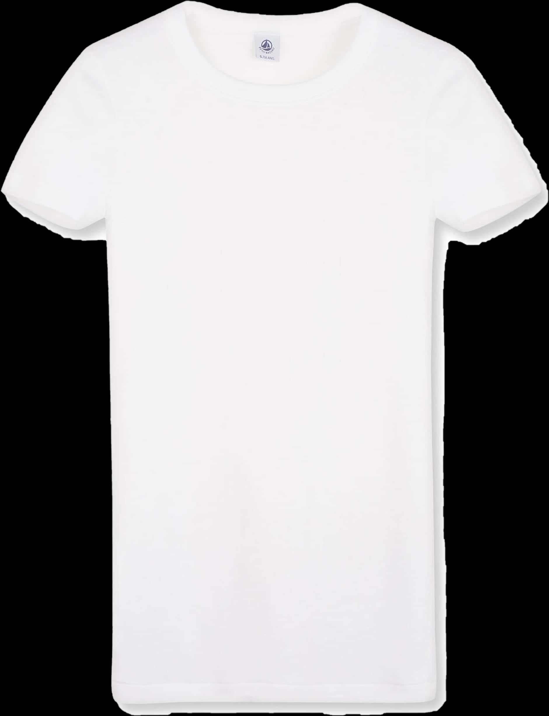 Plain White T Shirt Isolated PNG