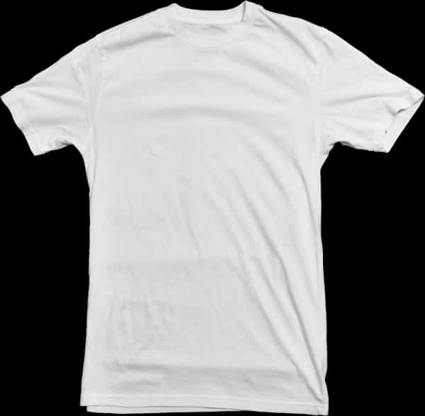 Plain White T Shirt Isolated PNG