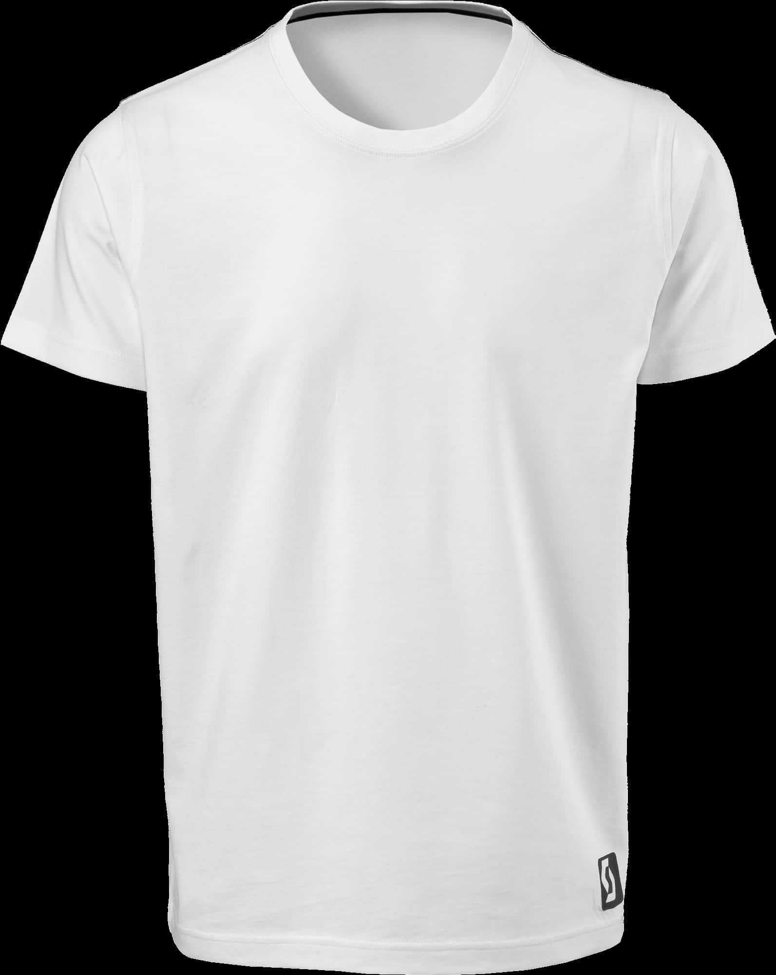 Plain White T Shirt Mockup PNG