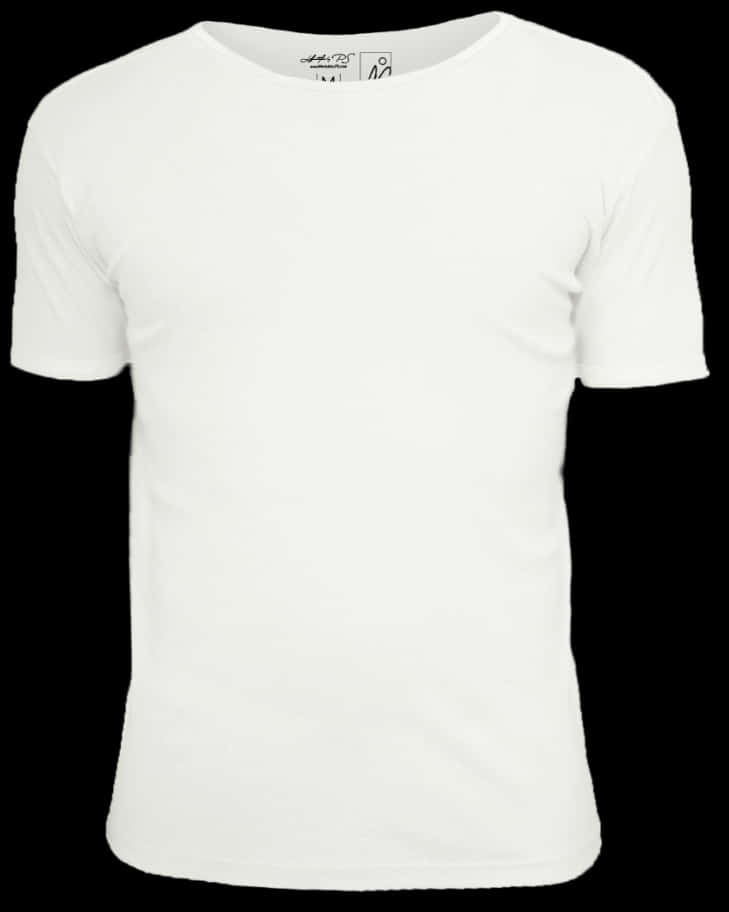 Plain White T Shirt Product Display PNG