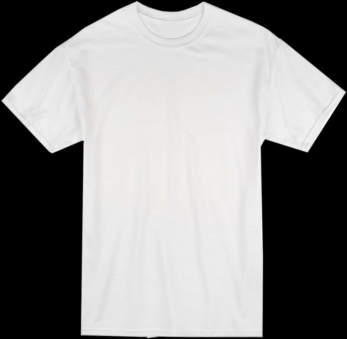 Plain White T Shirt Product Photo PNG