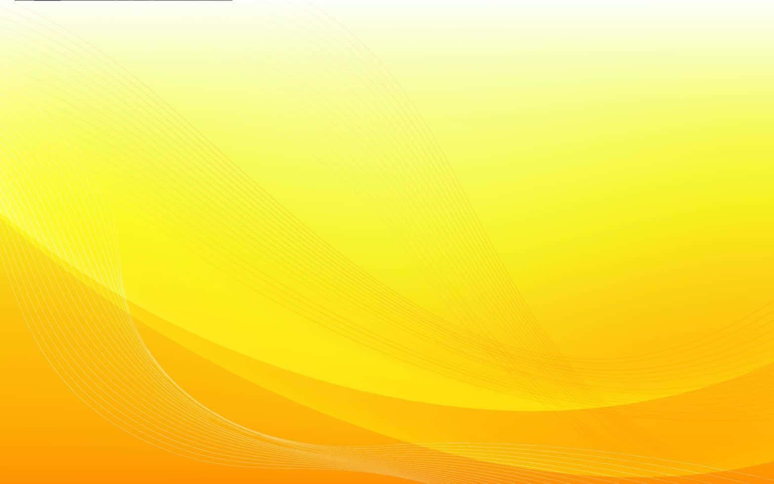 An Abstract Yellow Background With A Wave Pattern
