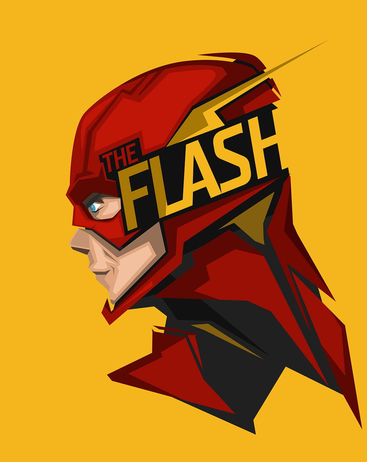 Enkelgul Iphone The Flash. Wallpaper