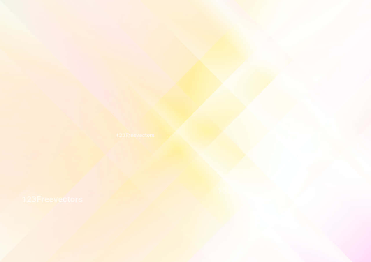A Yellow And White Abstract Background With A Triangle Shape