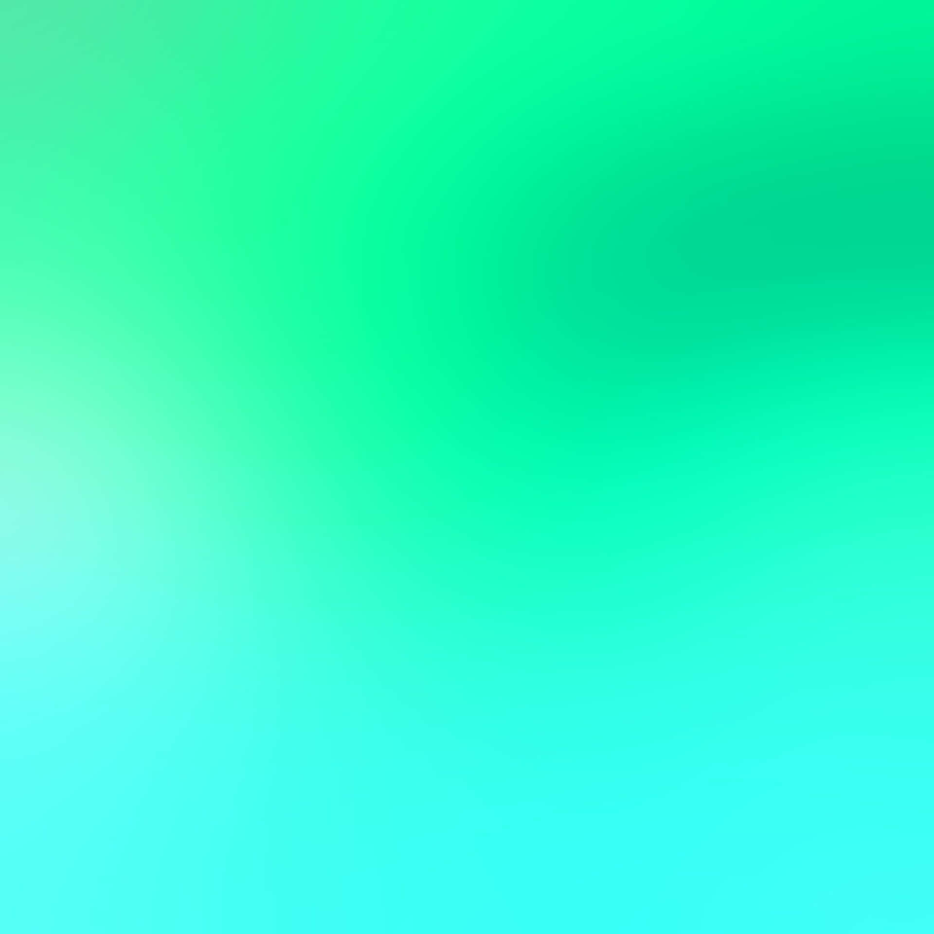 Neonblågrön Gradient Enfärgad Zoom-bakgrund.