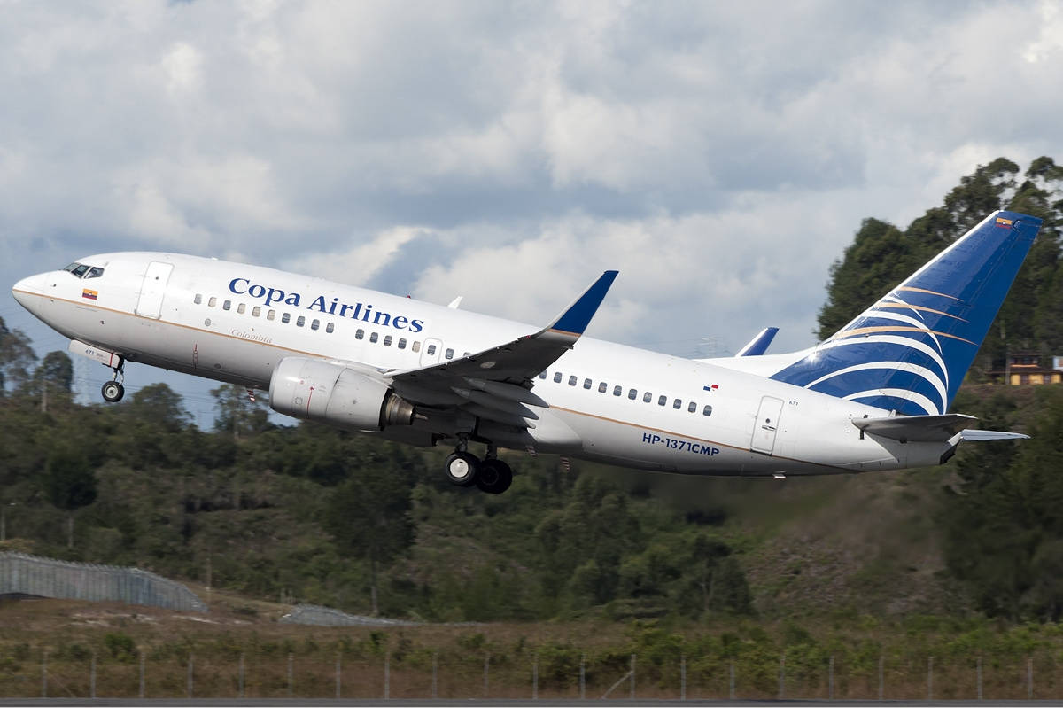 Plane Take Off Copa Airlines Background
