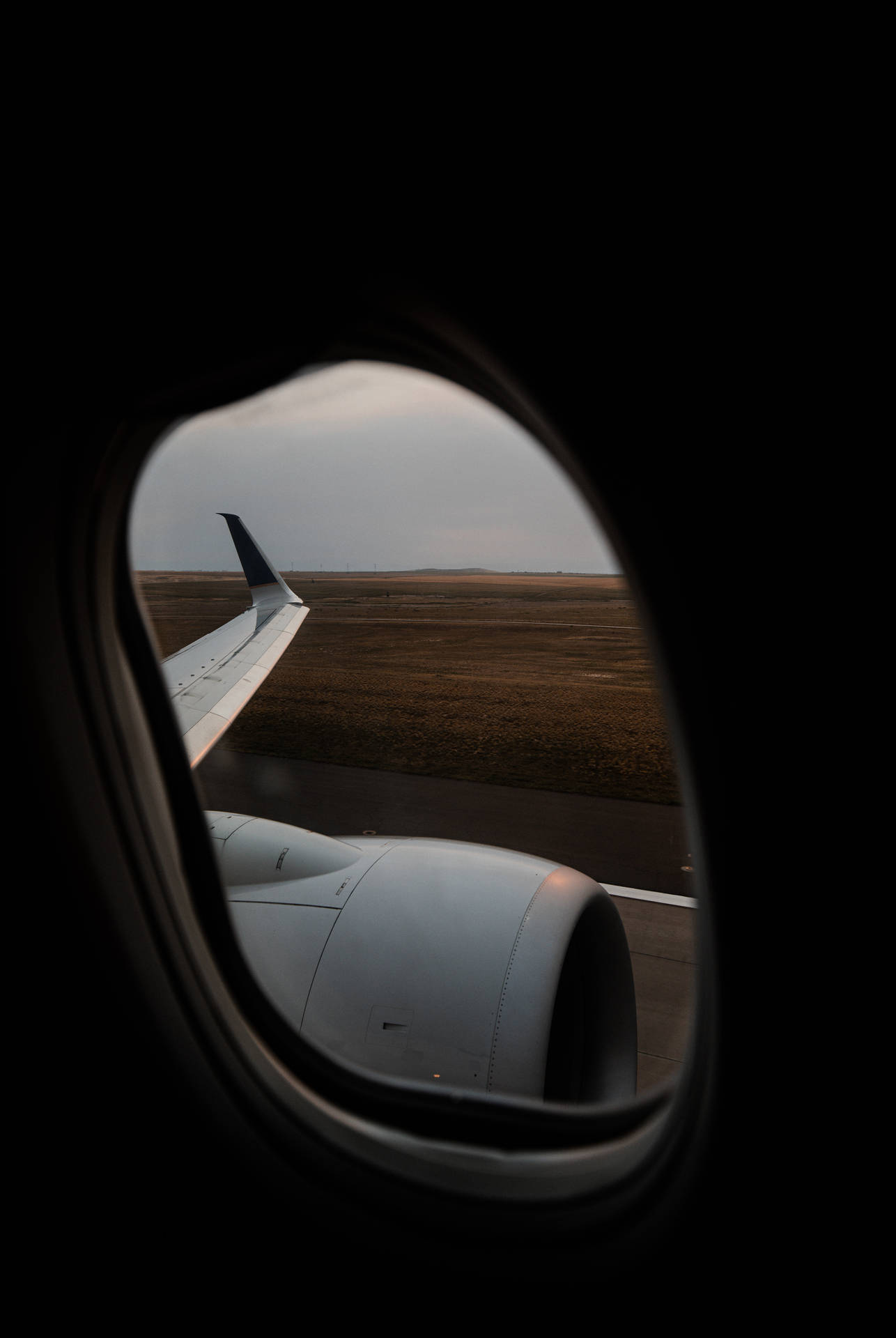 Plane Window Seat Wallpaper