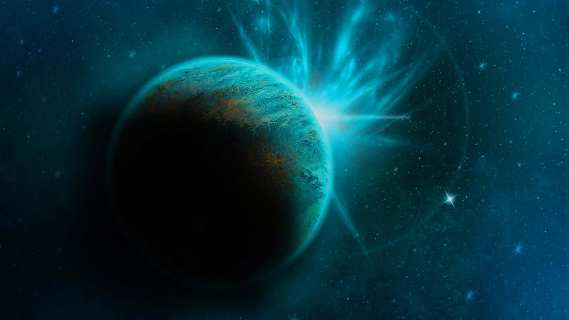 Entdeckensie Die Geheimnisse Des Sonnensystems Mit Einem Atemberaubenden Blick Auf Die Planeten Im Weltraum.