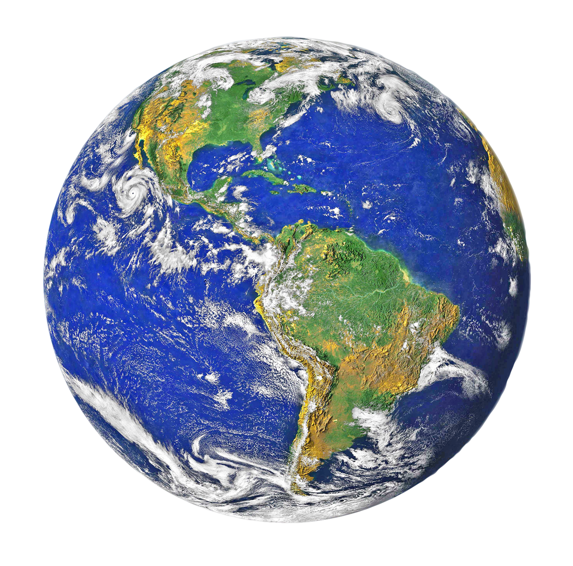 Planet Earth From Space PNG