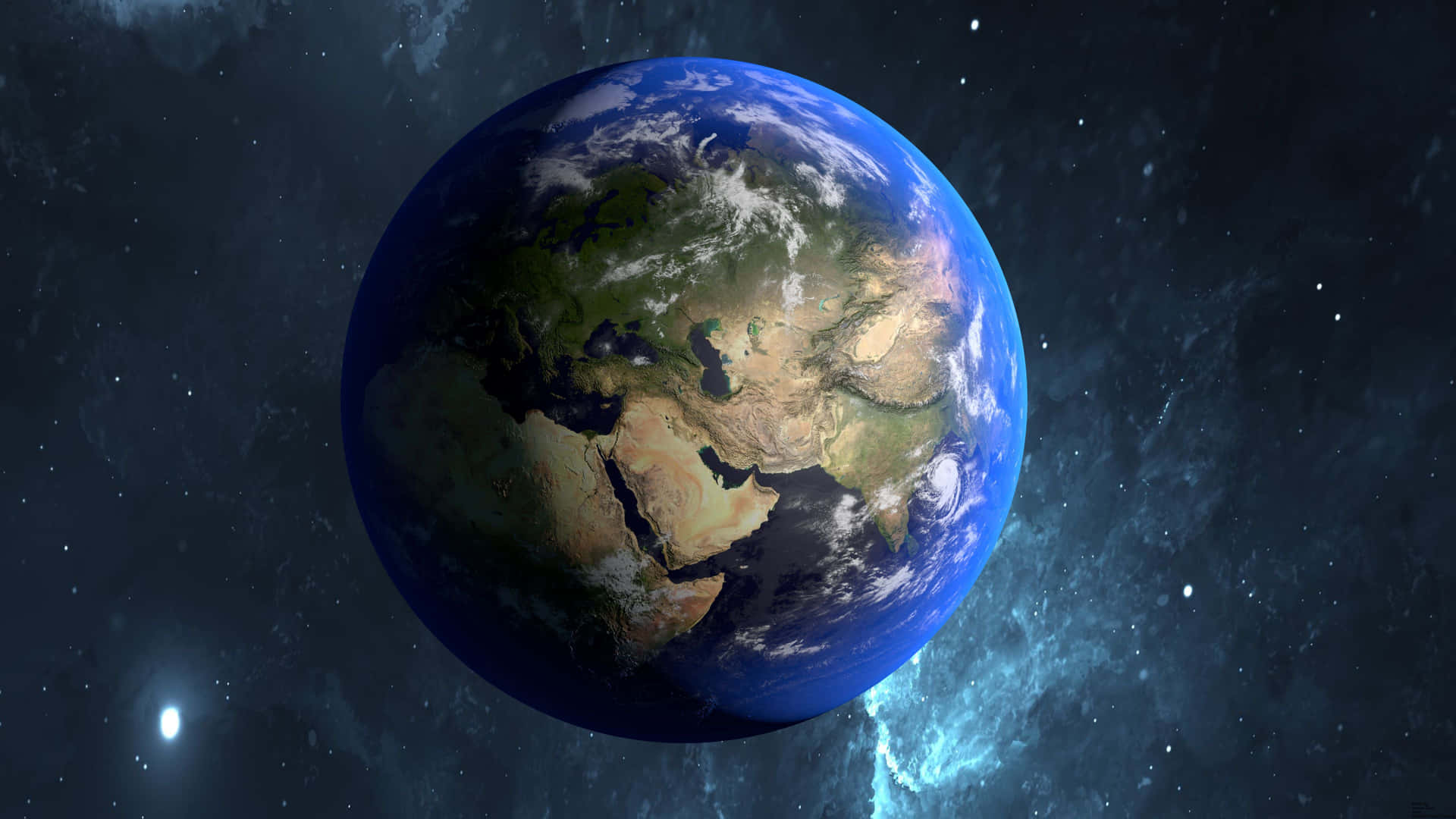 Betraktaden Fantastiska Planeten Jorden. Wallpaper