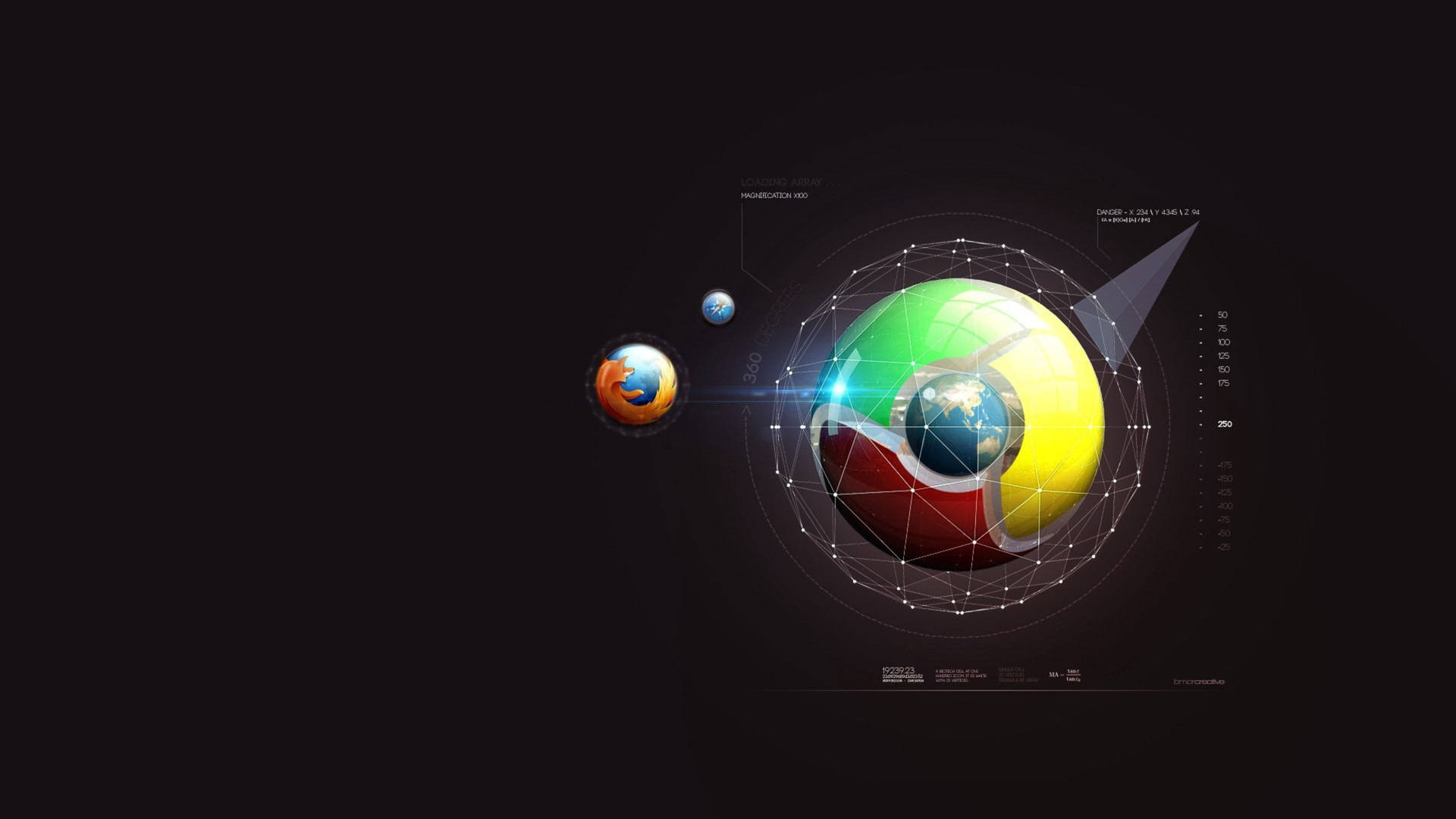 Planet Google Chrome HD Wallpaper
