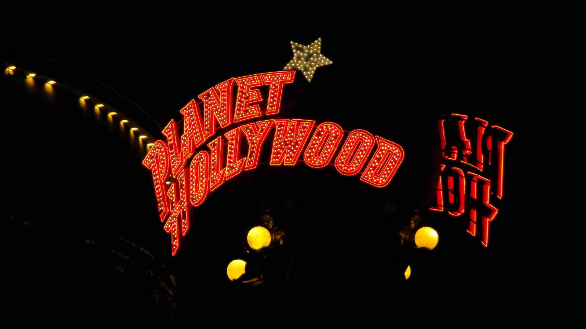 Planet Hollywood Signage Wallpaper