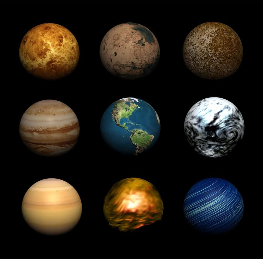 Embarqueem Uma Jornada De Descoberta Pelos Planetas Do Nosso Sistema Solar.