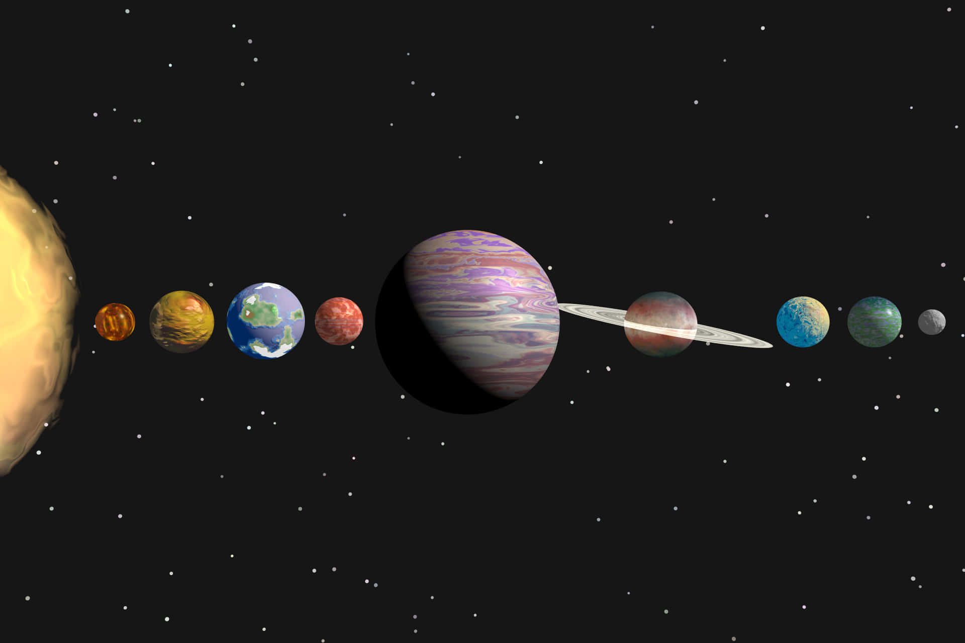 Sight of our Solar System
