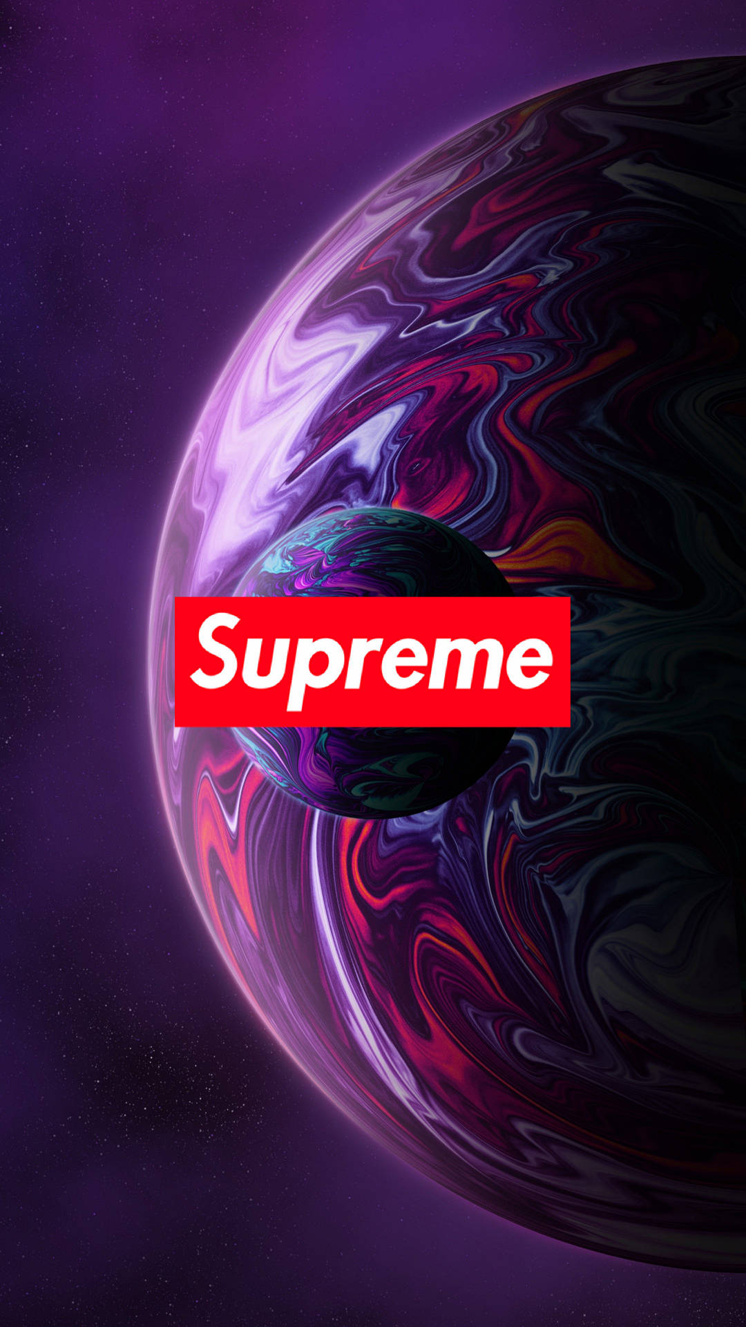 Planet Purple Supreme Wallpaper