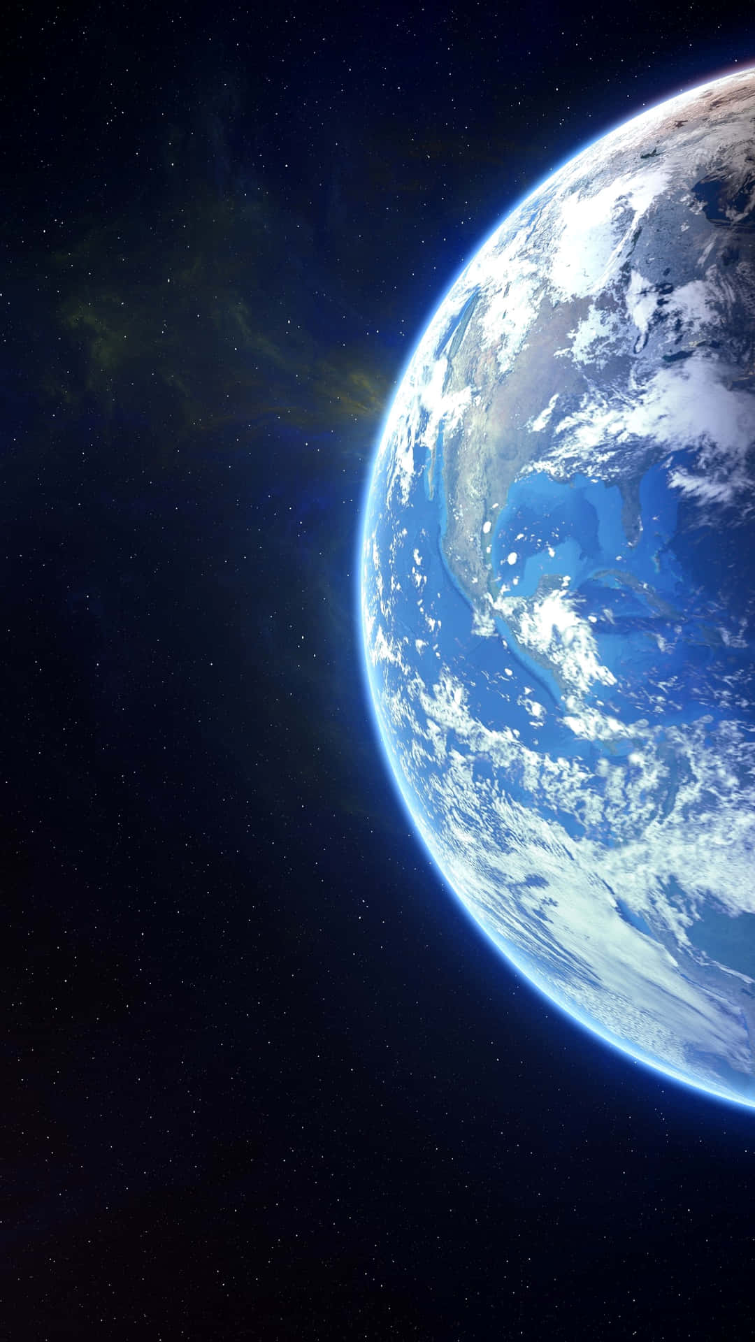 Planet With Anime Action Scene Wallpaper