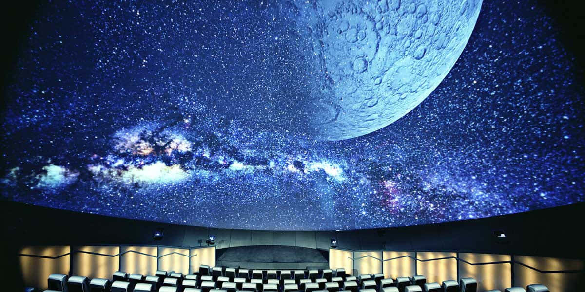 Planetarium Night Sky Projection Wallpaper