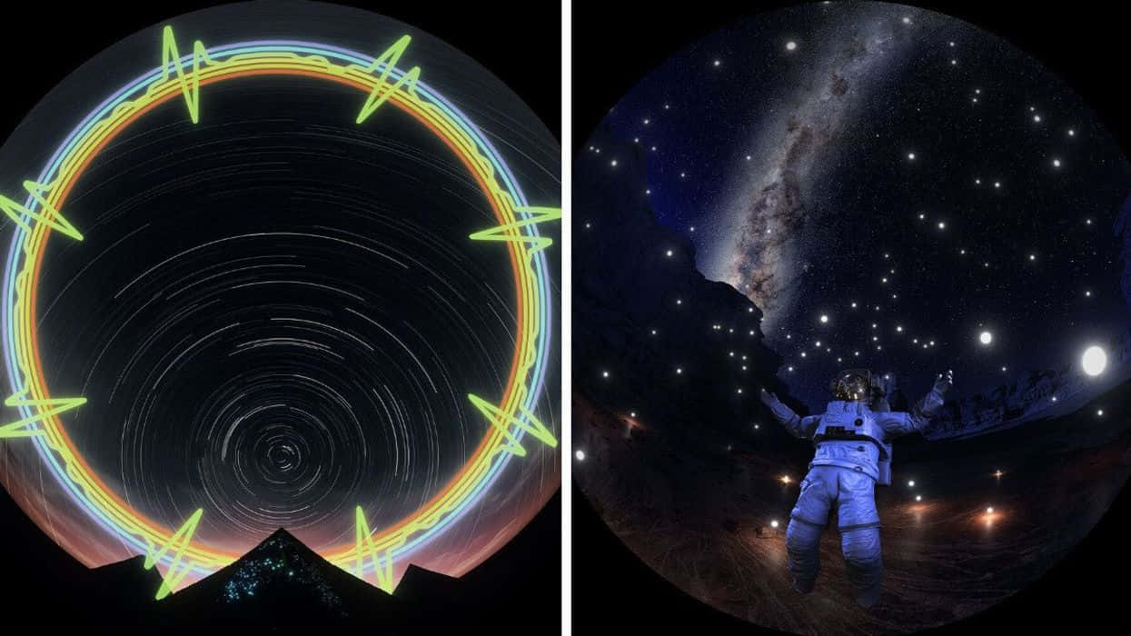 Stunning Planetarium Visualization Wallpaper