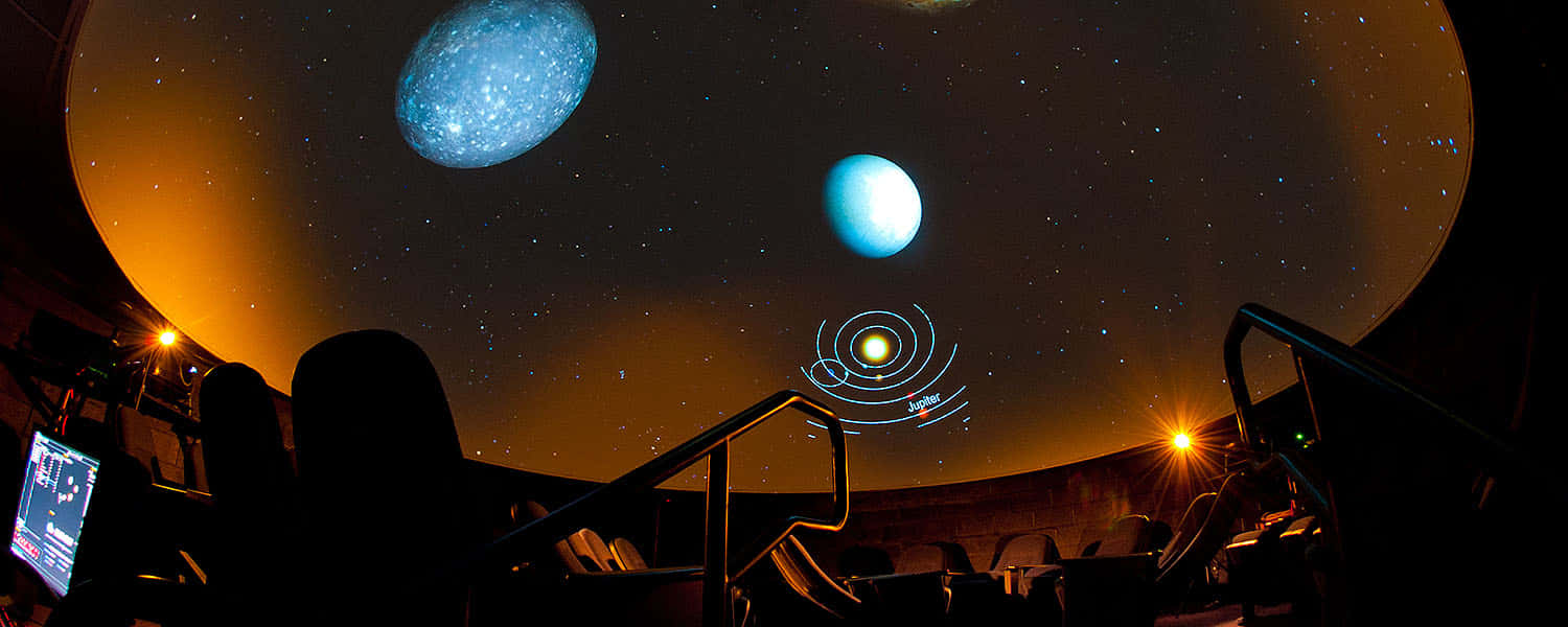 Planetarium Show at Night Wallpaper