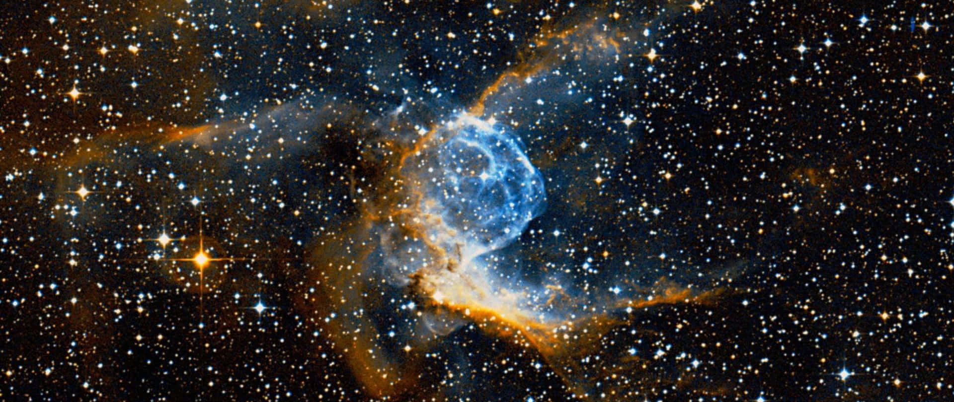 Unaimpresionante Vista De Una Deslumbrante Nebulosa Planetaria En Las Profundidades Del Espacio. Fondo de pantalla