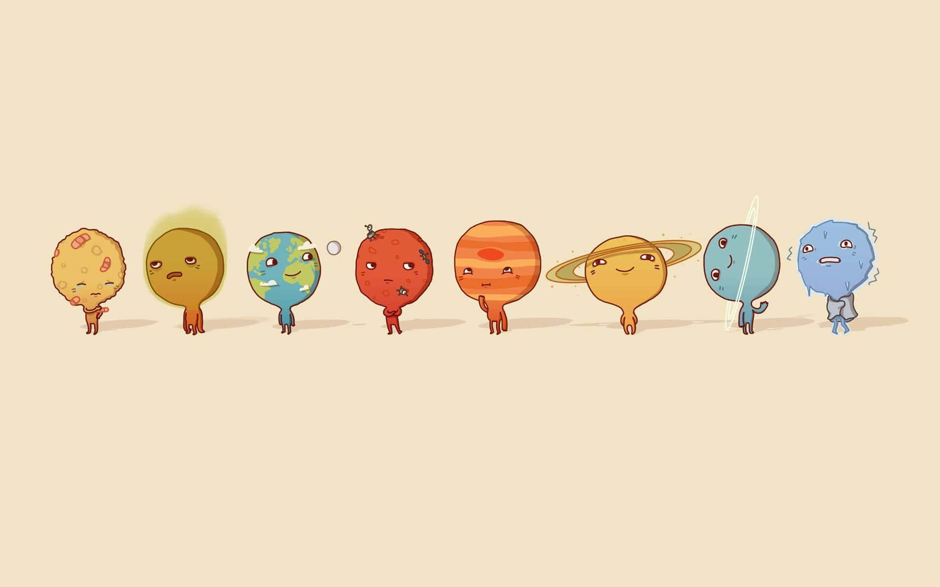 Planetary_ Pals_ Cartoon Wallpaper