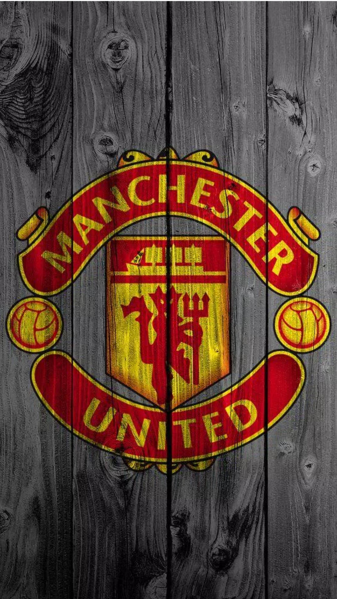 Planks Of Wood On Manchester United Mobile Wallpaper