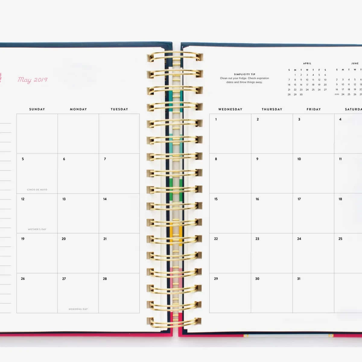 A Colorful Planner With A Colorful Cover