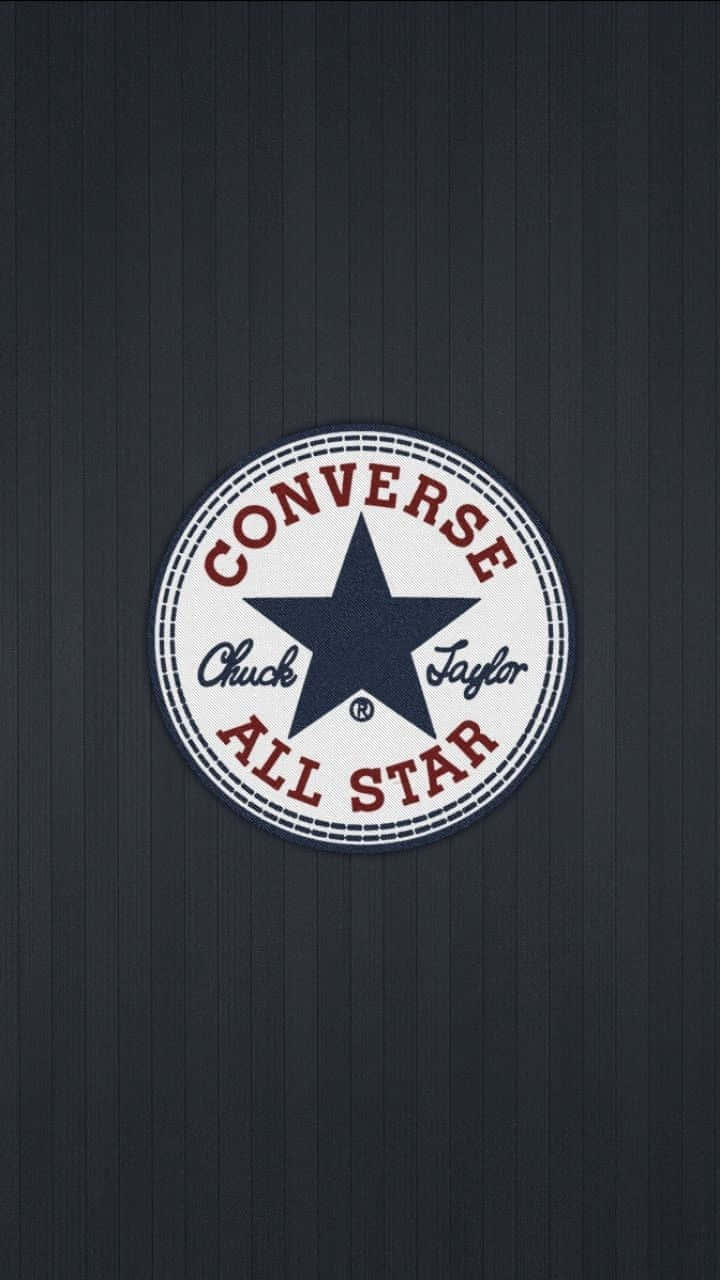 Planode Fundo Com O Logotipo Da Converse.