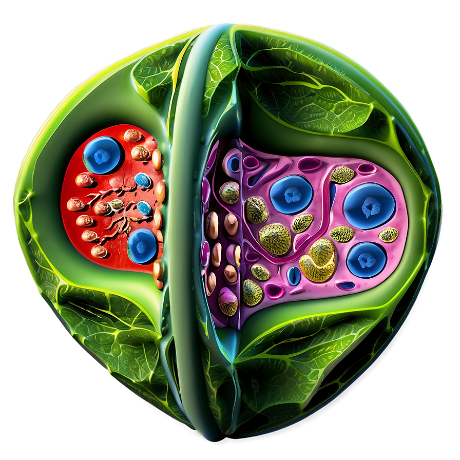 Plant Cell Detailed Structure Png Ums79 PNG