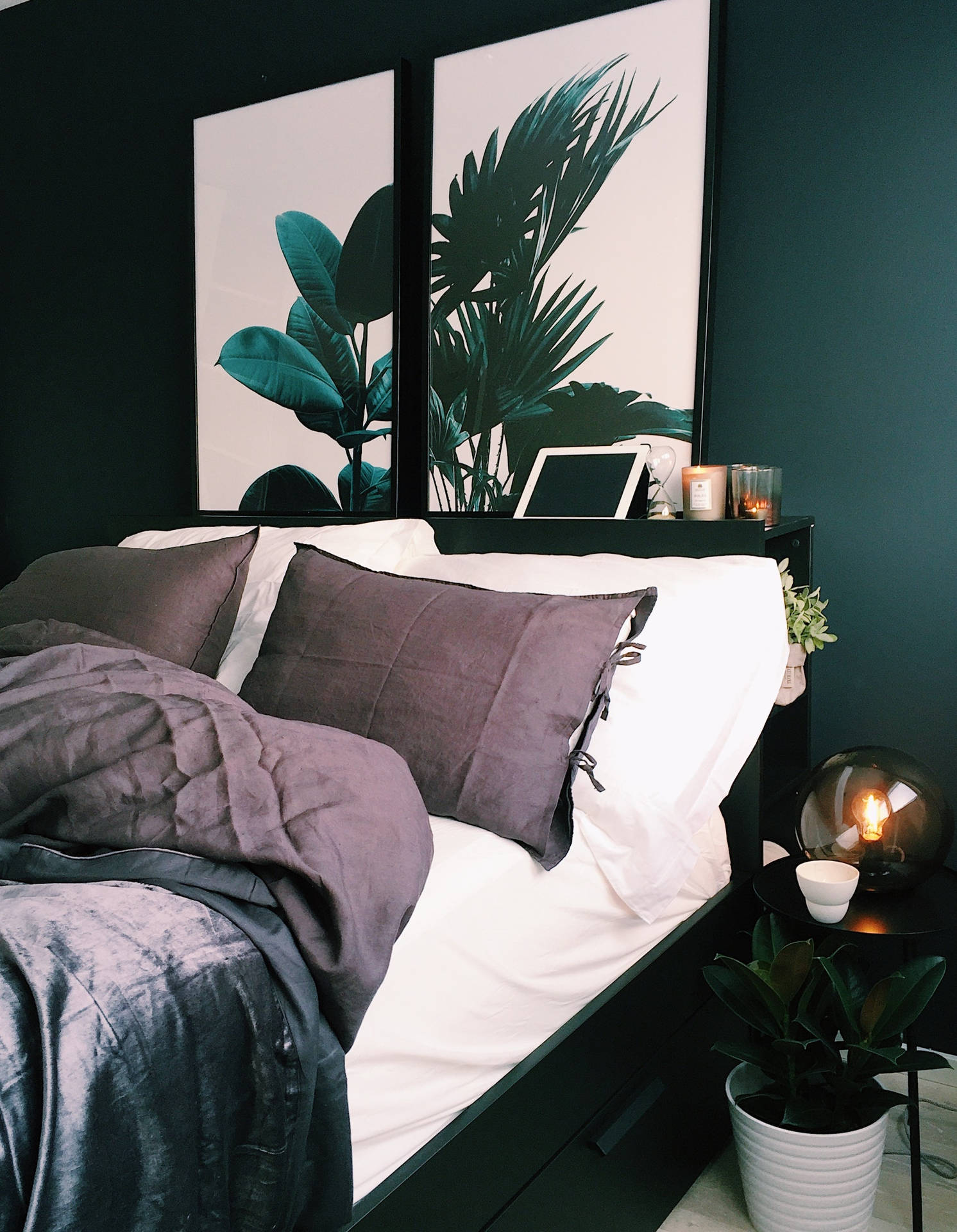 Plant Lover Bedroom Wallpaper