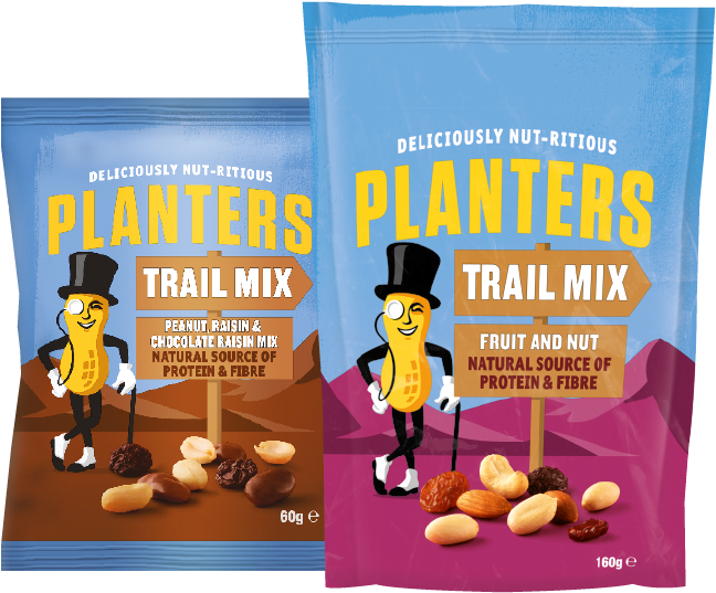 Planters Trail Mix Packages PNG