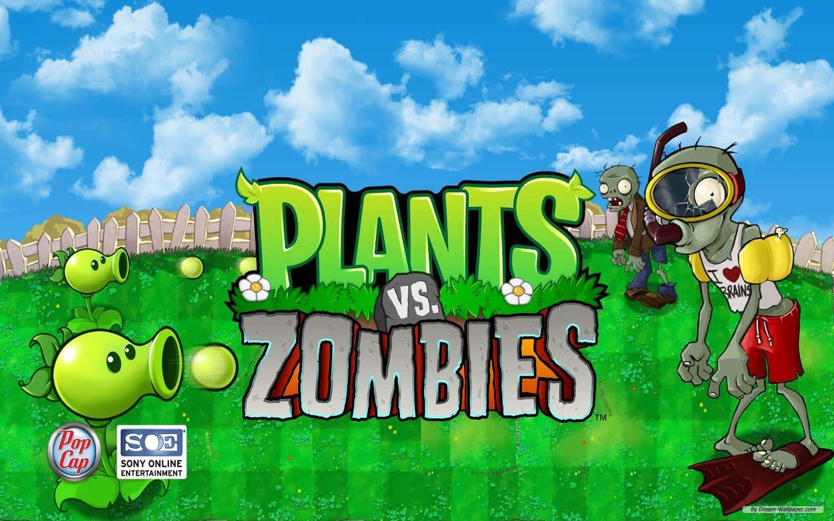 Image  Zombies vs Plants Battle Wallpaper