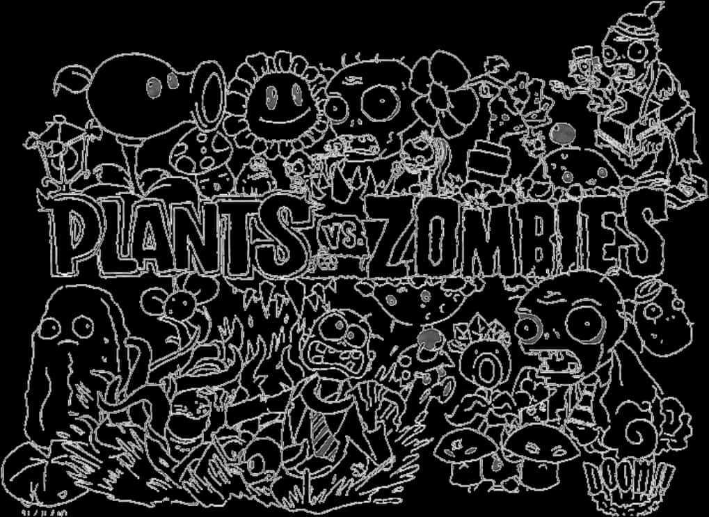 Plants Vs Zombies Game Art PNG