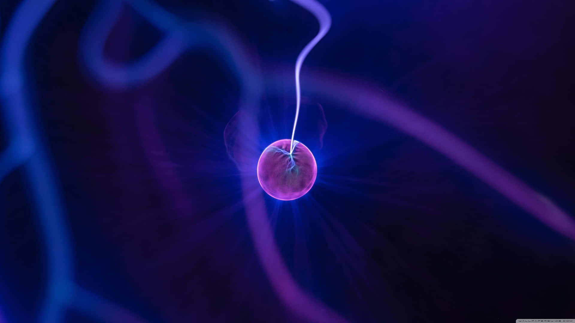 Explore the electric beauty of an electrically-charged plasma Wallpaper