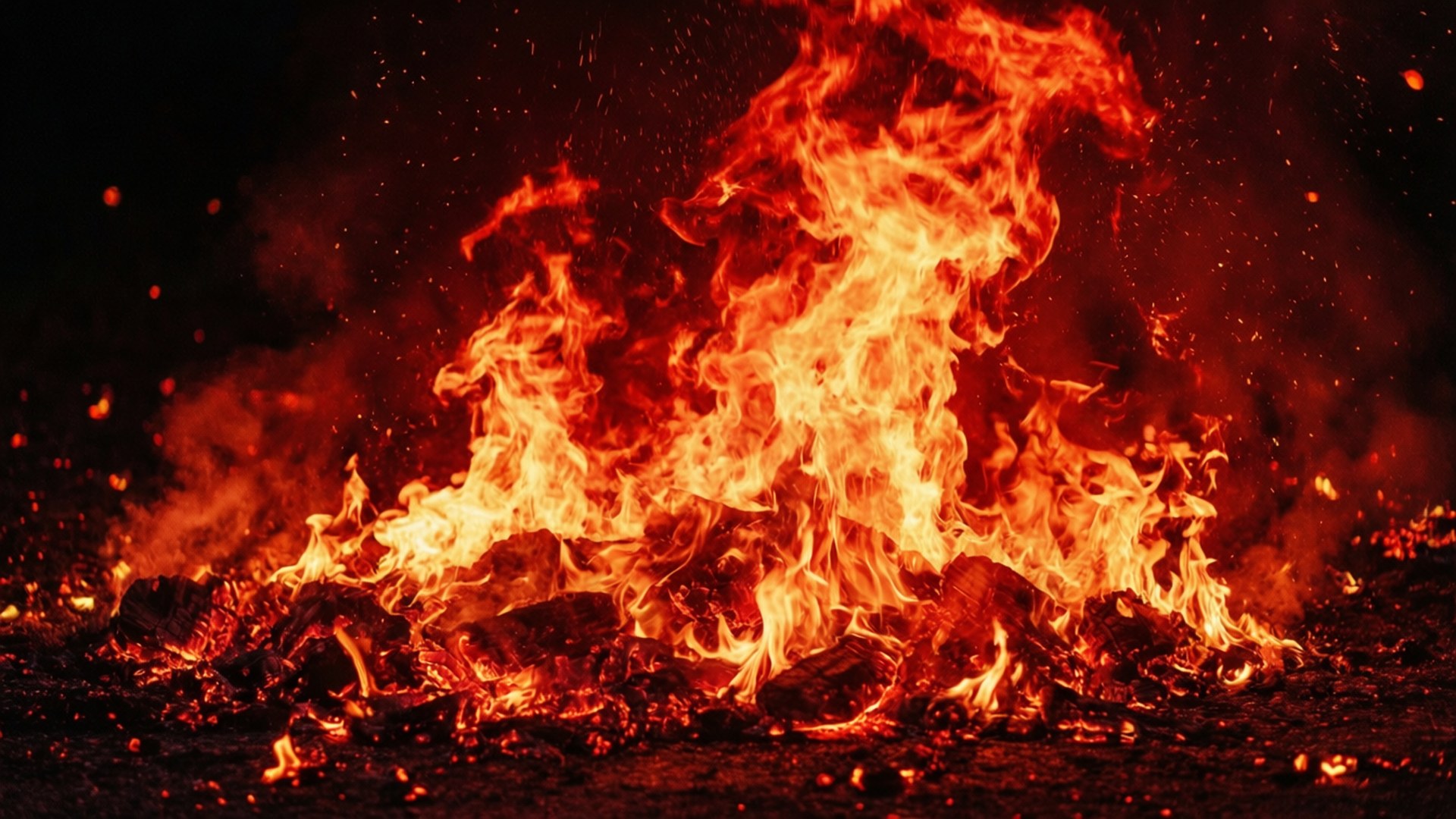 Flammes de Feu Plasma Fonds d'écran
