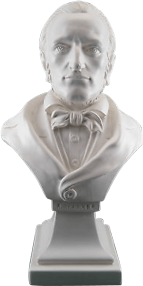 Plaster Bust Statue PNG