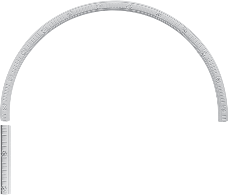 Plaster Rose Arch Dimensions PNG