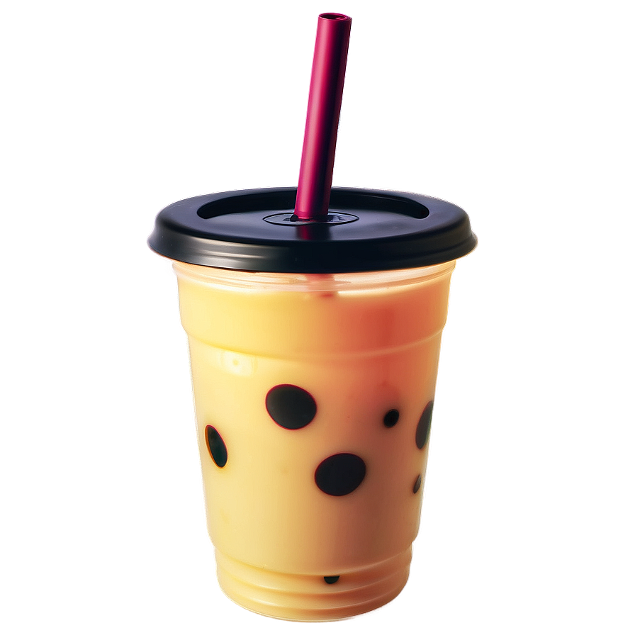 Plastic Cup For Bubble Tea Png 06132024 PNG