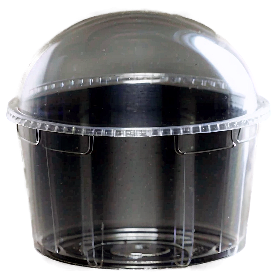 Plastic Cup With Dome Lid Png 3 PNG