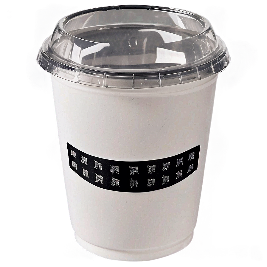 Plastic Cup With Logo Png 06132024 PNG