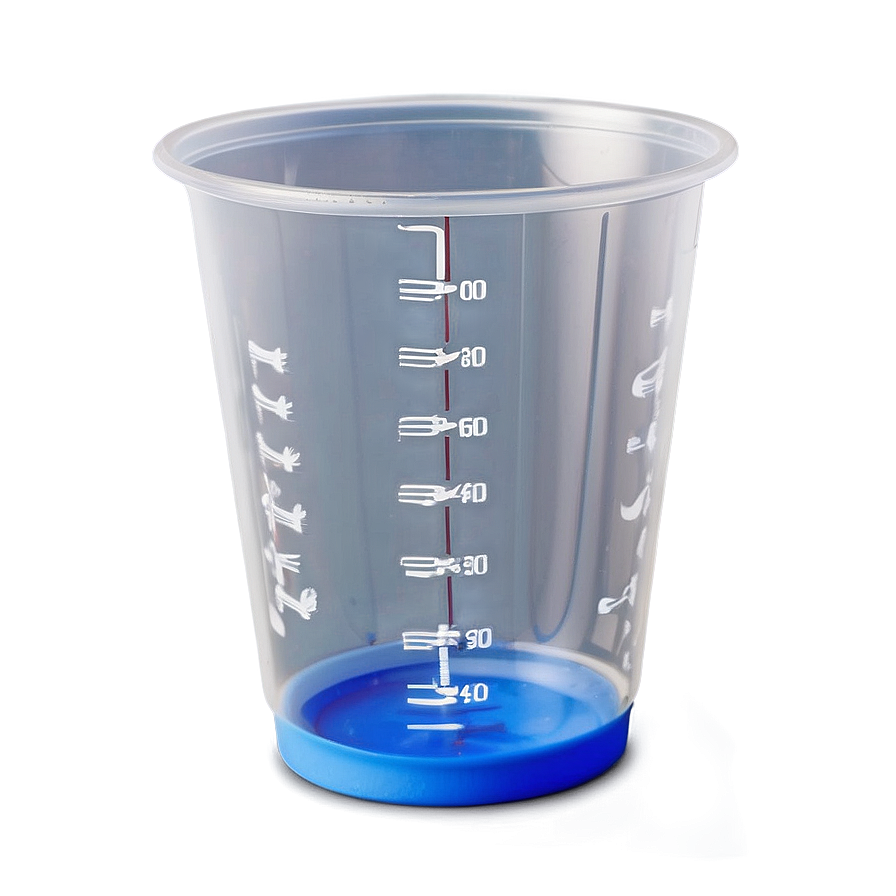 Plastic Cup With Measurements Png Ruu7 PNG