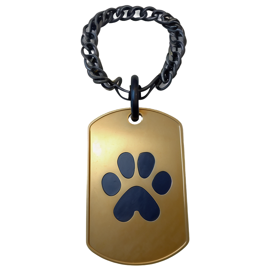 Plastic Dog Tag Png 06122024 PNG