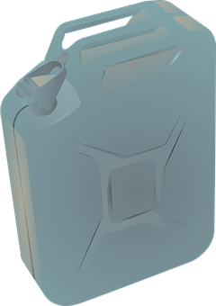 Plastic Jerry Can3 D Render PNG