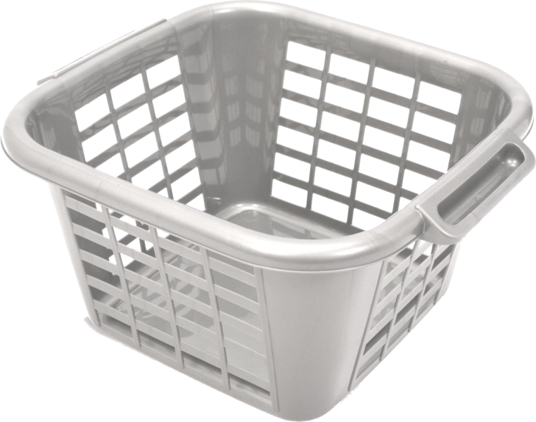 Plastic Laundry Basket Image PNG