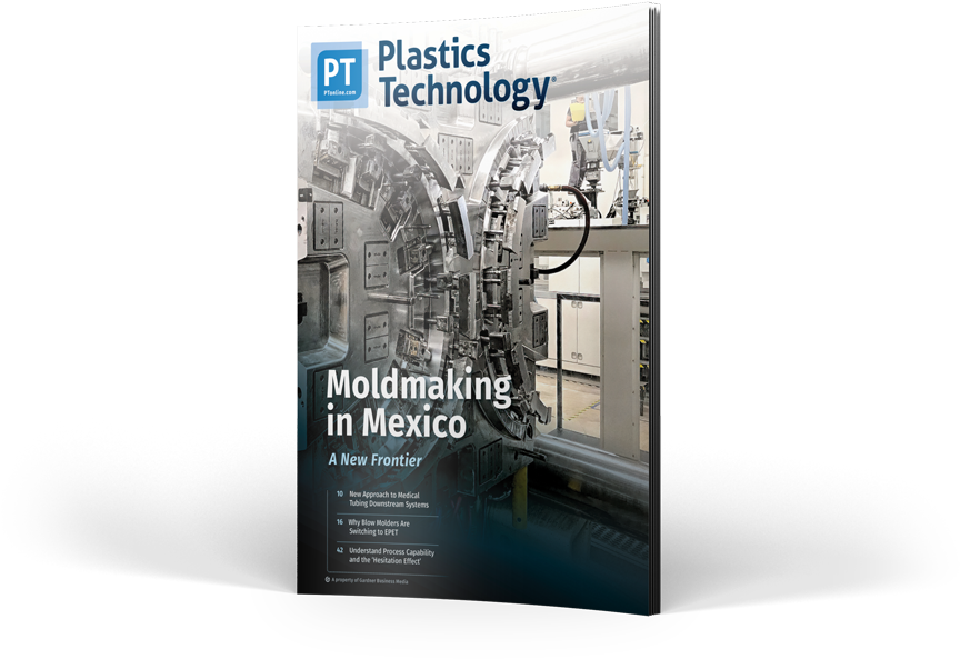 Plastics Technology Magazine Cover Moldmakingin Mexico PNG