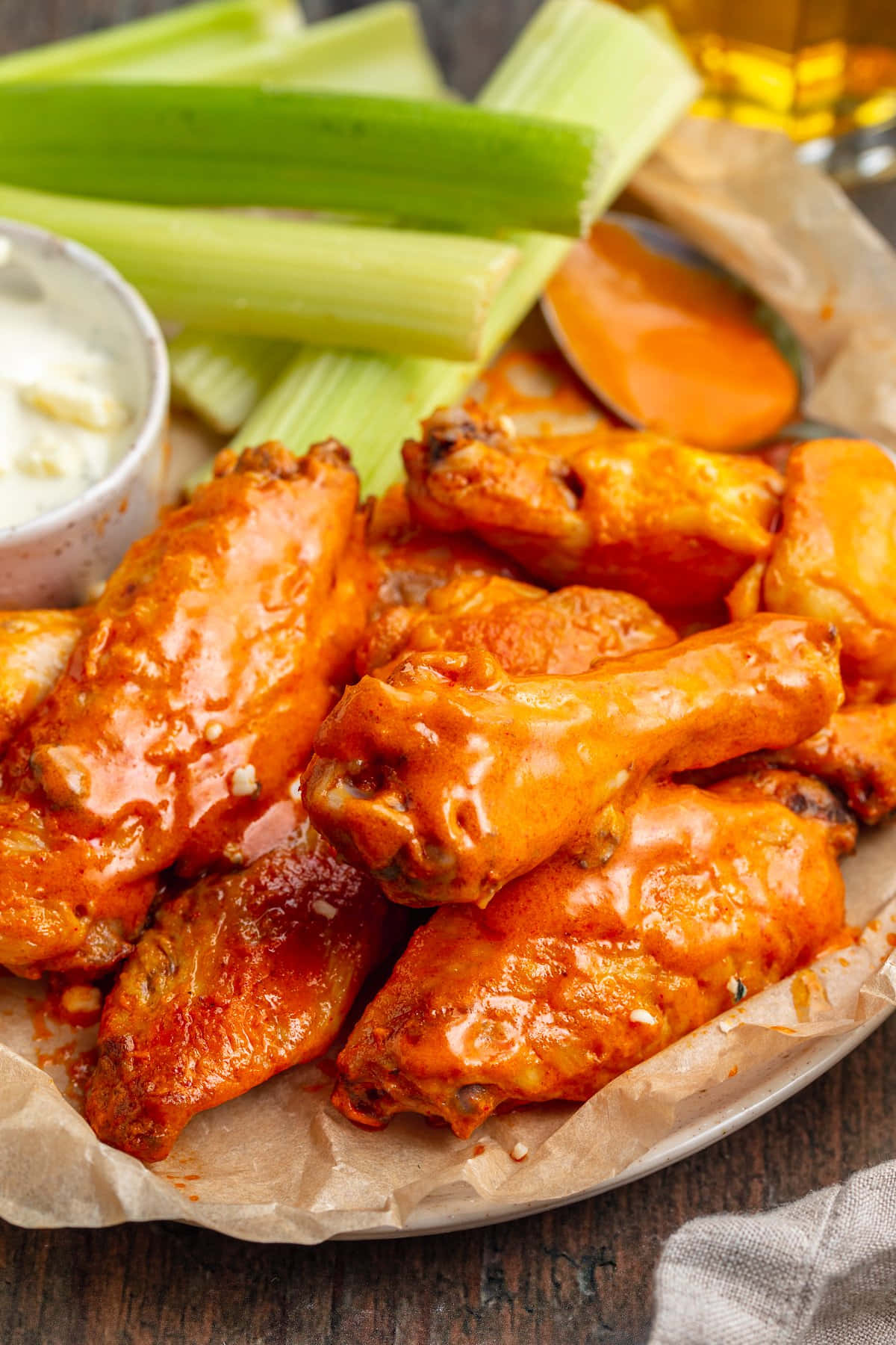 Plate Of Chicken Wings Picture