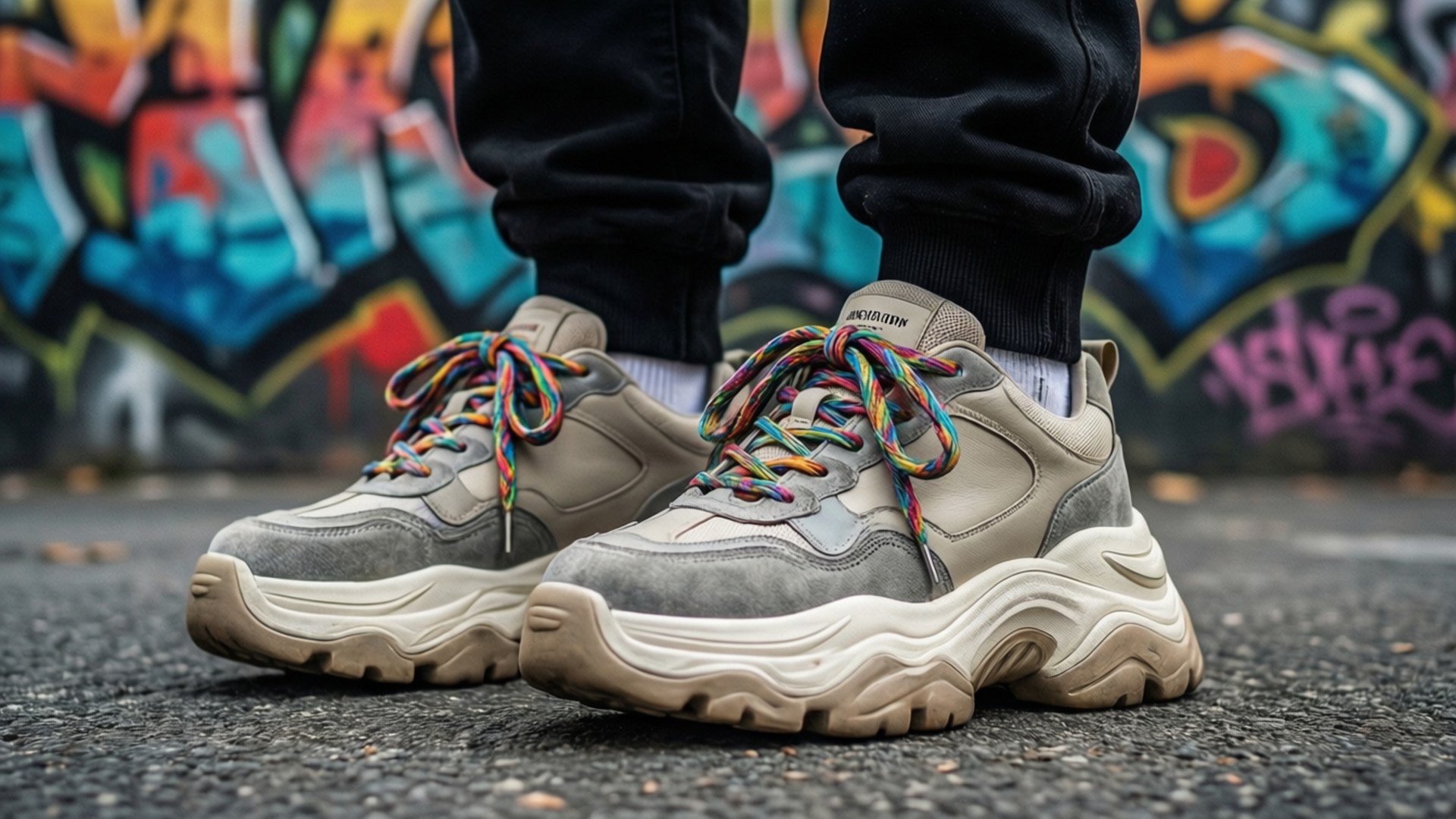 Platform Sneaker Grind Achtergronden