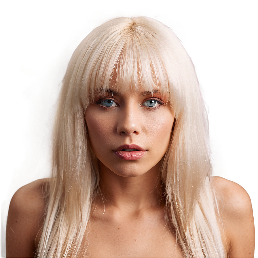 Download Platinum Blonde Look Png Hrs | Wallpapers.com